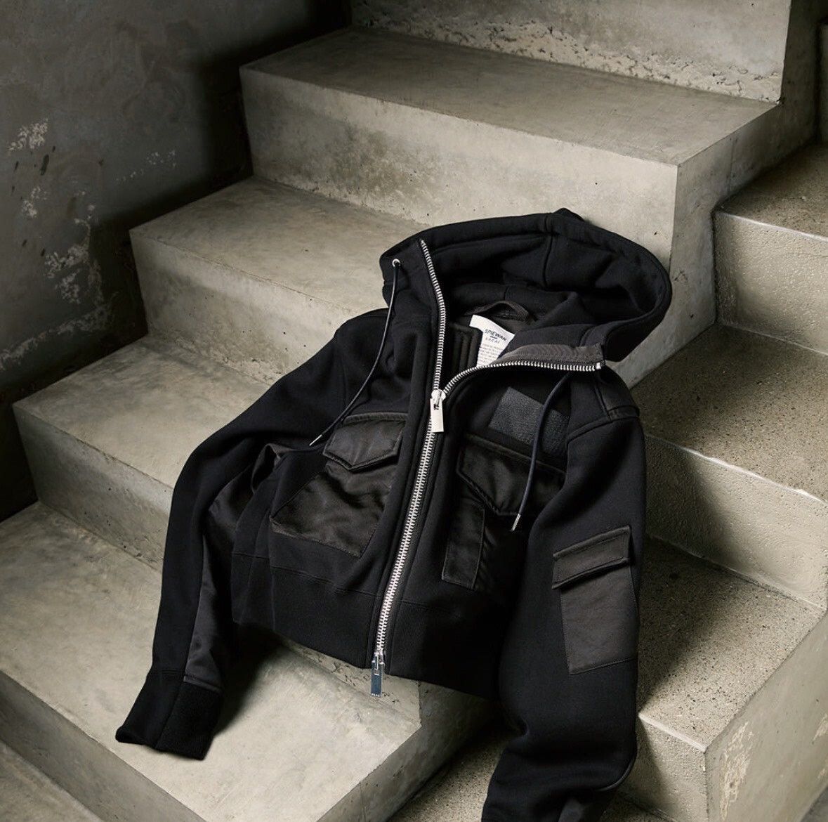 Sacai Sacai X Spiewak 24FW Short & Wide Zip-Up Jacket Size US L / EU 52-54 / 3 - 6 Thumbnail
