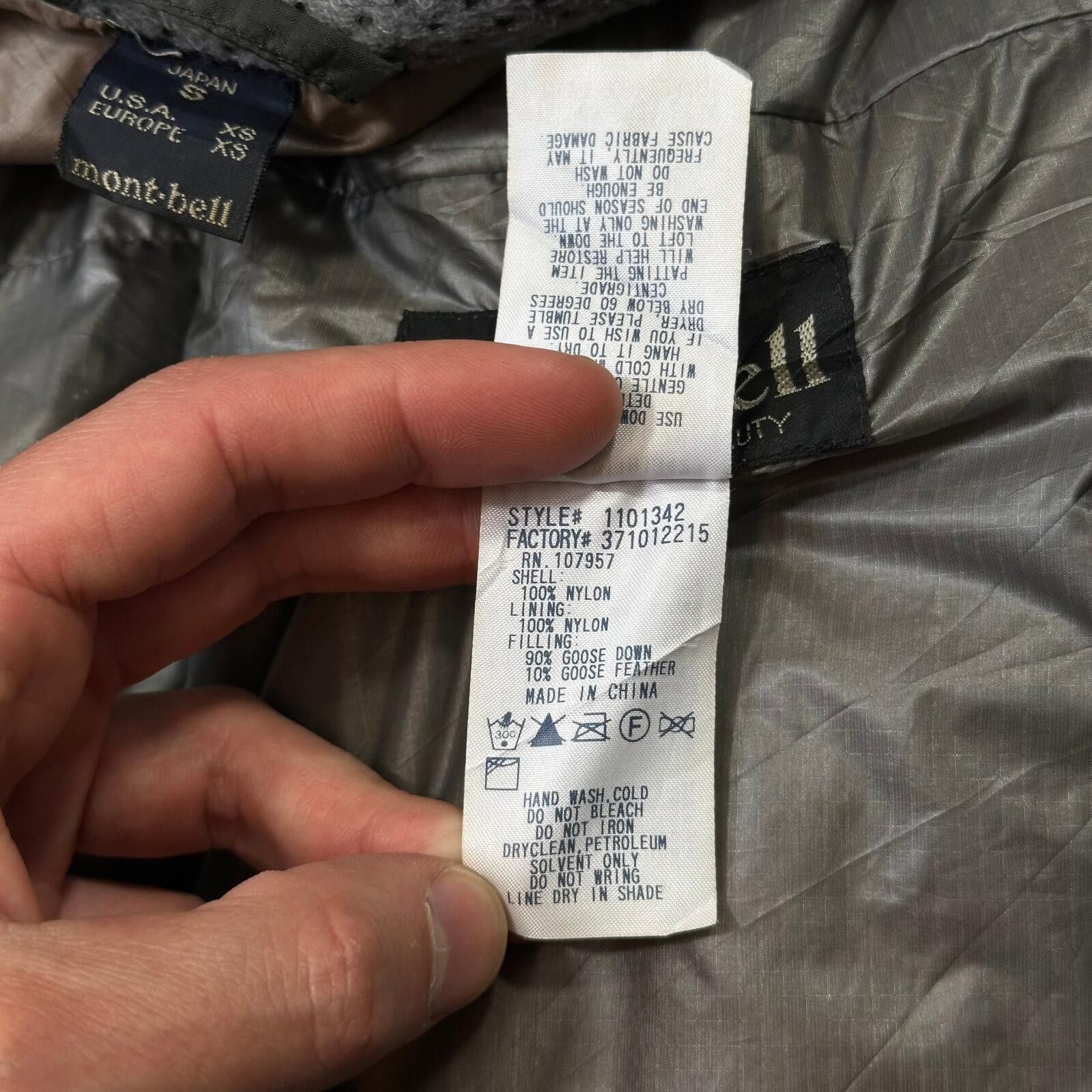 Montbell Montbell 00’s Goretex Ripstop Nylon Down Puffer Jacket - S/M Size US S / EU 44-46 / 1 - 8 Thumbnail