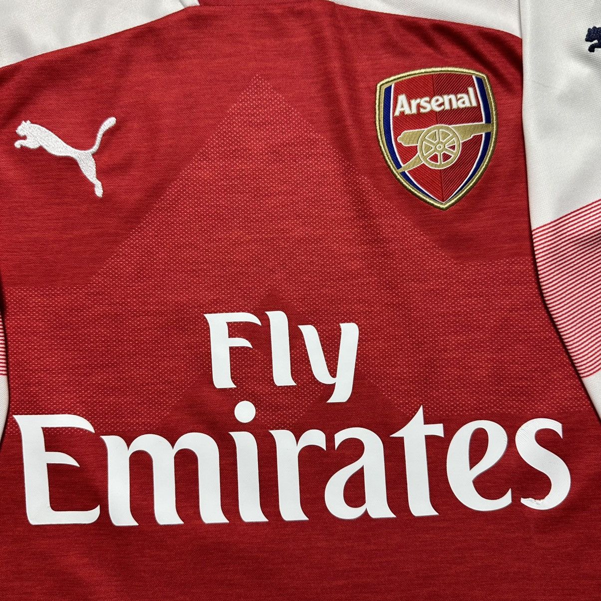 Puma ARSENAL PUMA 2018/2019 FOOTBALL SOCCER HOME JERSEY #10 OZIL Size US L / EU 52-54 / 3 - 5 Thumbnail