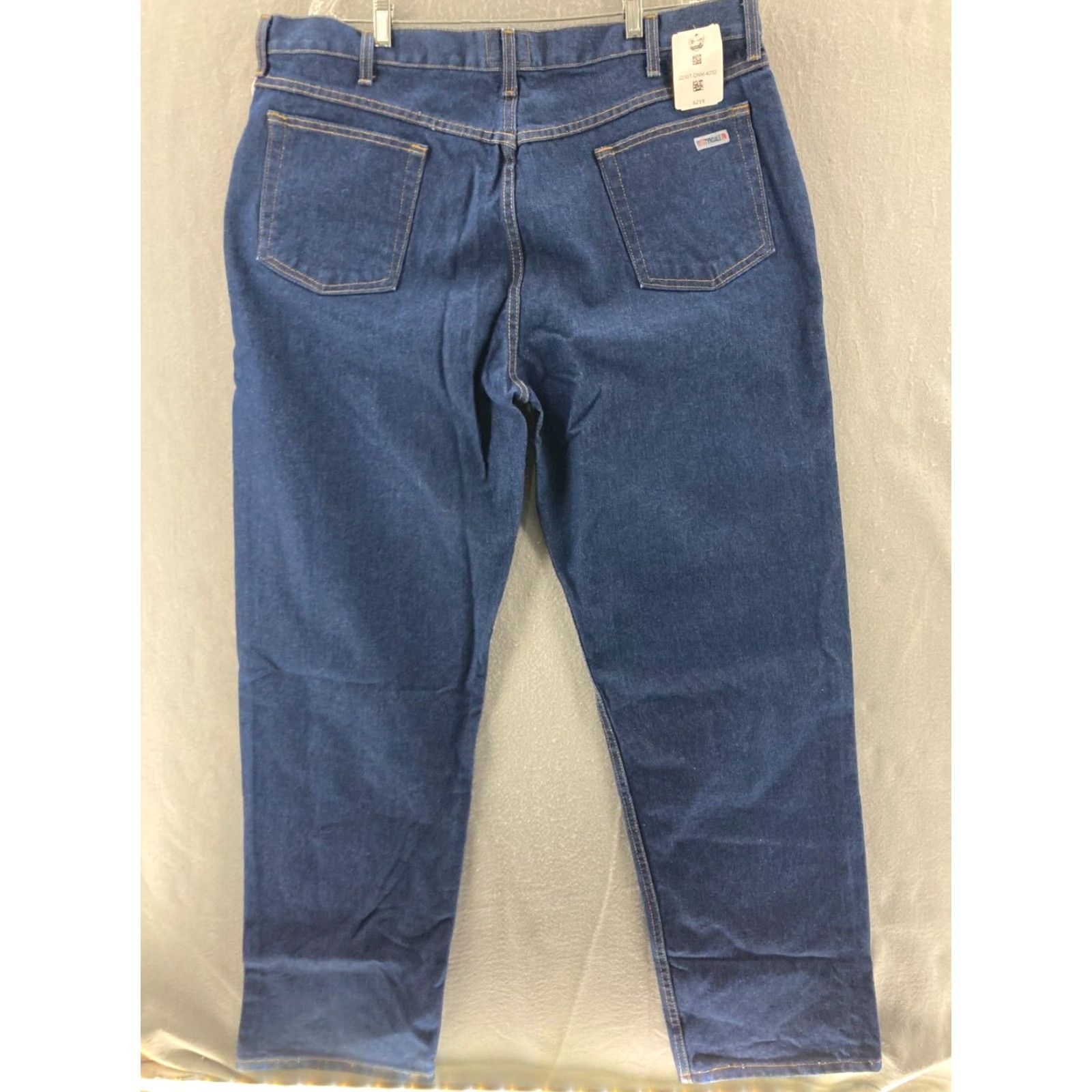 Denime Tyndale FR Jeans Mens 42x32 USA Made Cotton Denim Straight Leg NWT Size US 42 / EU 58 - 7 Thumbnail