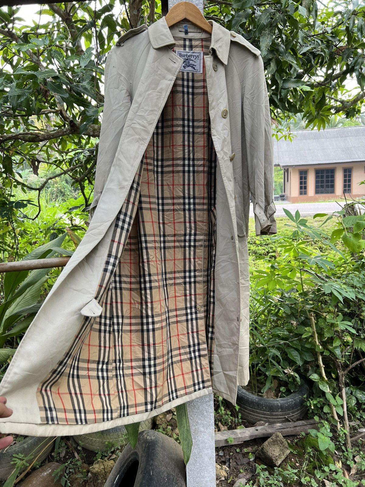 Burberry Vintage Burberry Trect Coat Size US M / EU 48-50 / 2 - 1 Thumbnail