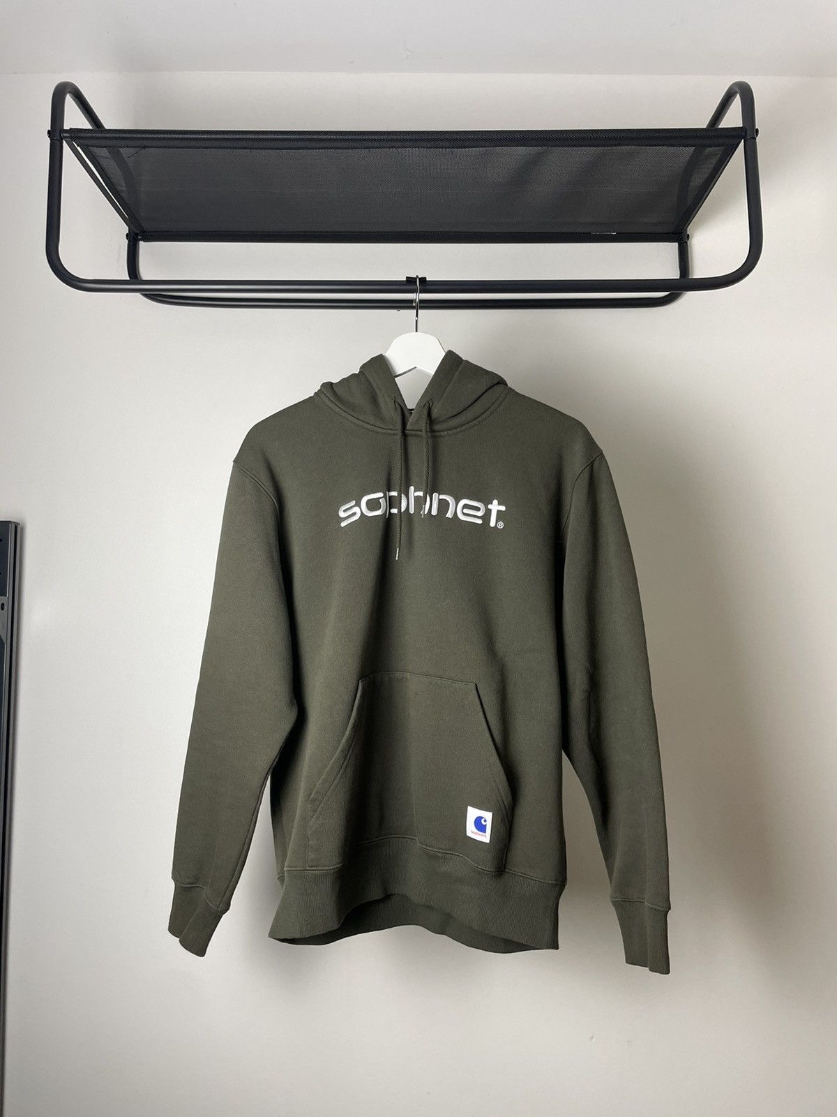 image of Hoodie Carhartt X Sophnet in Kaki, Men's (Size Small)