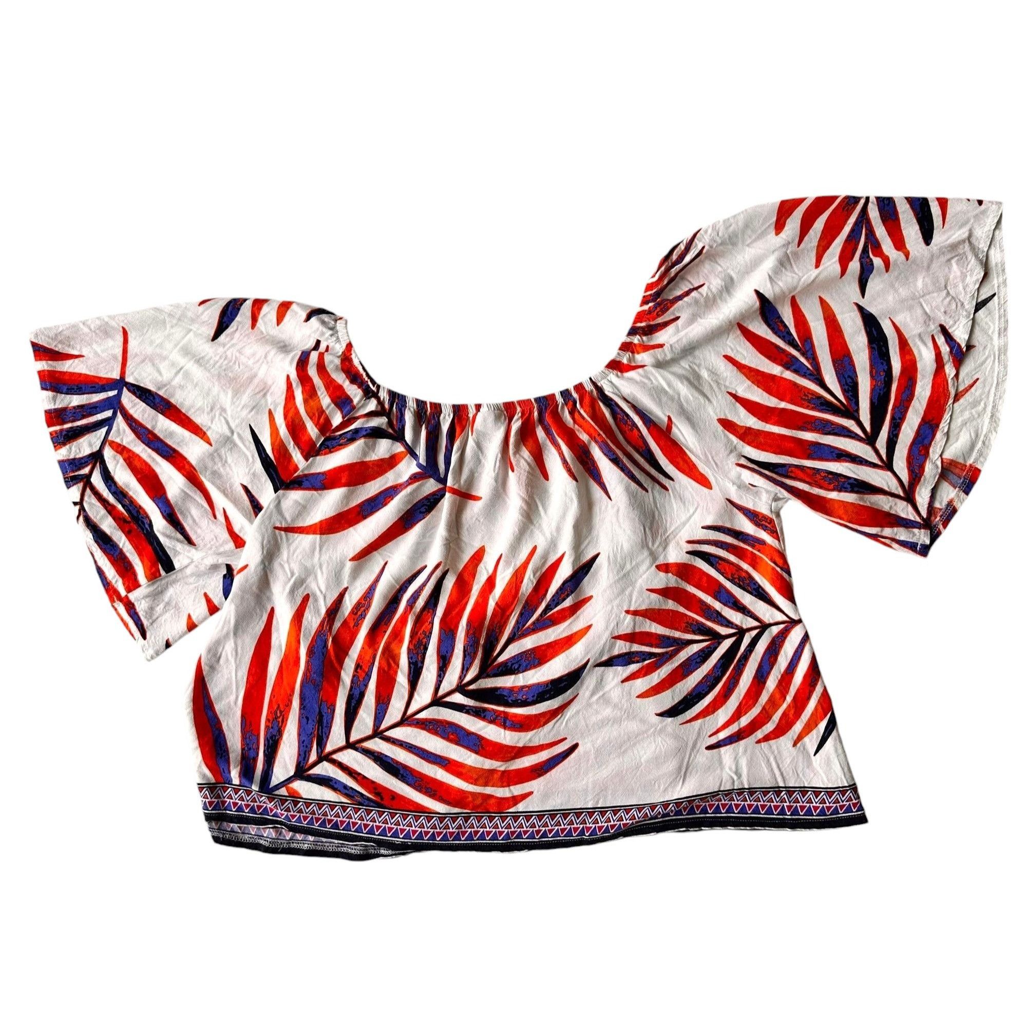Vintage Lascada On Off Shoulder Top Size 12 14 White Size XL / US 12-14 / IT 48-50 - 7 Thumbnail