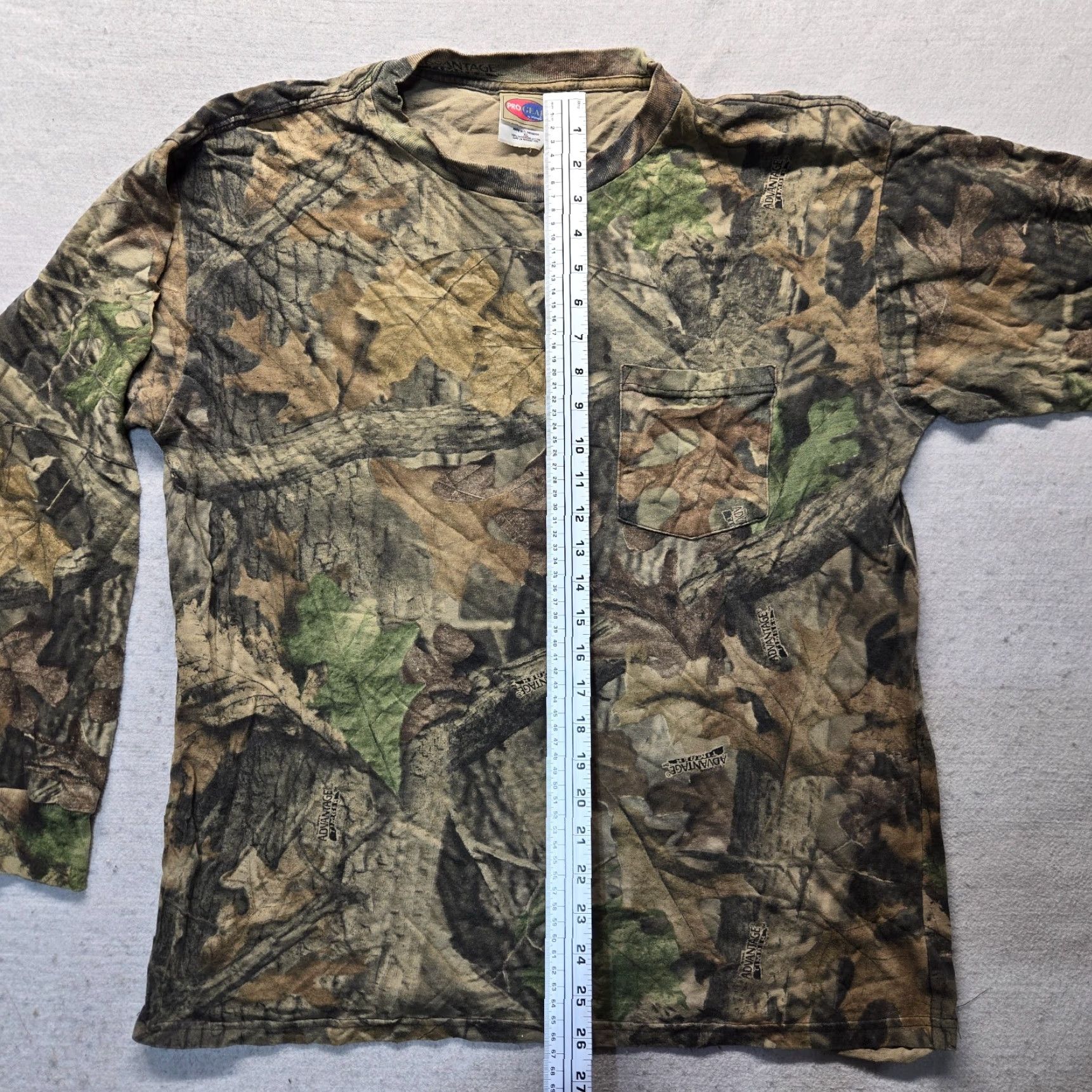 Wrangler Wrangler Pro Gear Shirt Mens XL Brown Camouflage Pockets Cotton T-Shirt Tee Army Colorful 90s? Size US XL / EU 56 / 4 - 6 Thumbnail