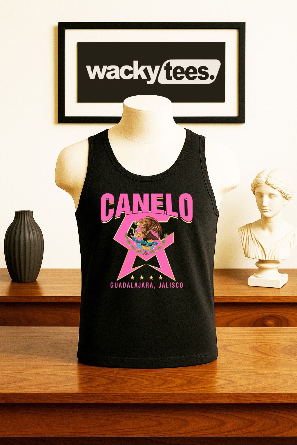 Other Canelo Alvarez CA Pink Mexico Mexican Graphic Tee Shirt Size US L / EU 52-54 / 3 - 4 Thumbnail