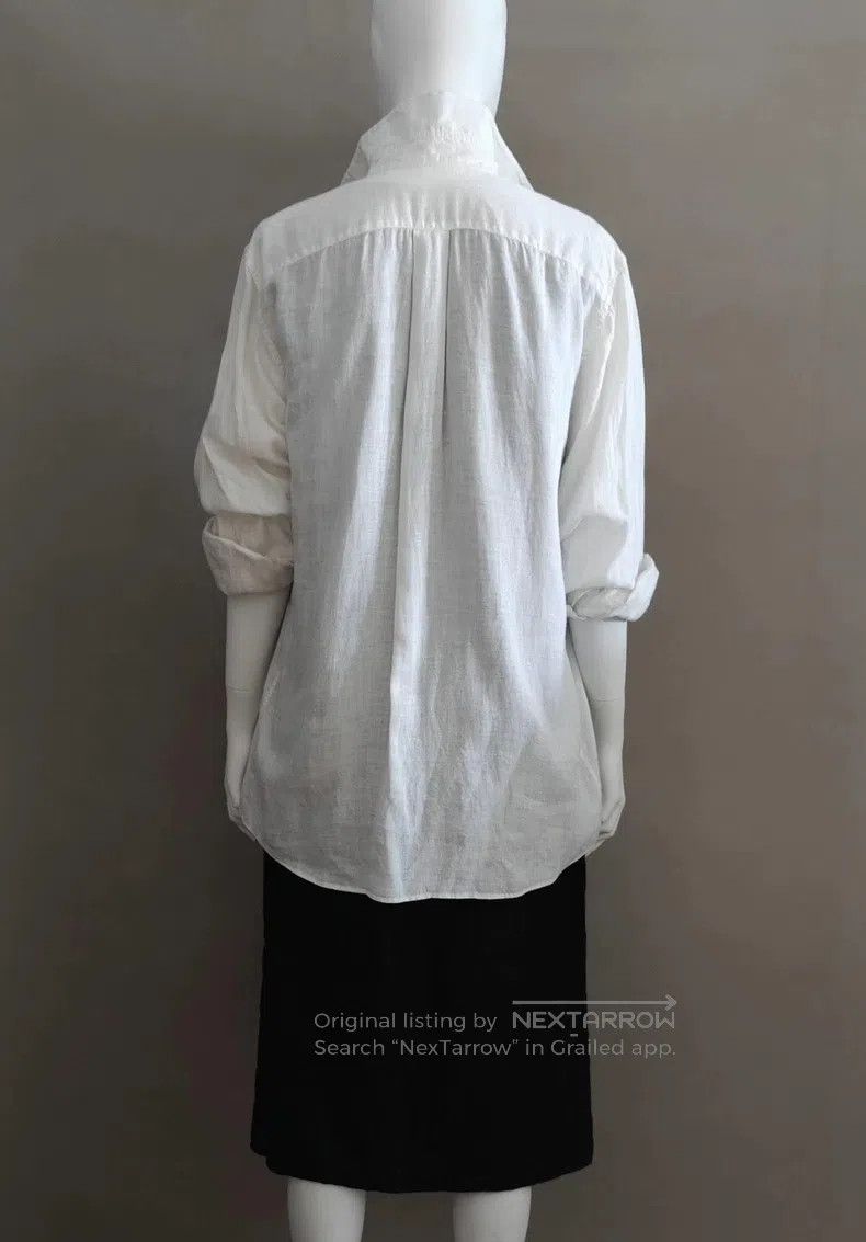 Hermes Hermes Margiela Period Linen Shirt Size S / US 4 / IT 40 - 5 Thumbnail