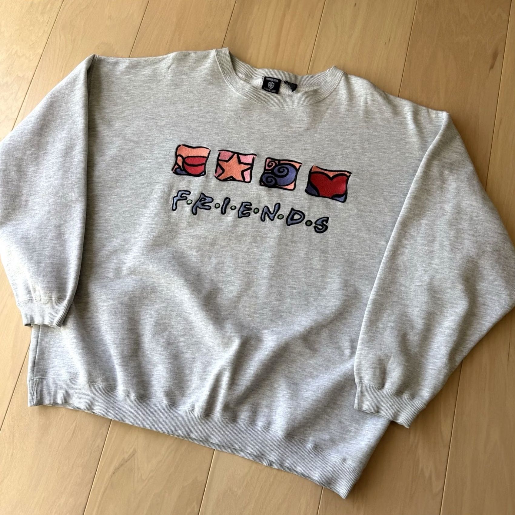 Vintage VINTAGE Friends Sweatshirt 2XL Blue Crew Neck Pullover Size US XXL / EU 58 / 5 - 8 Thumbnail