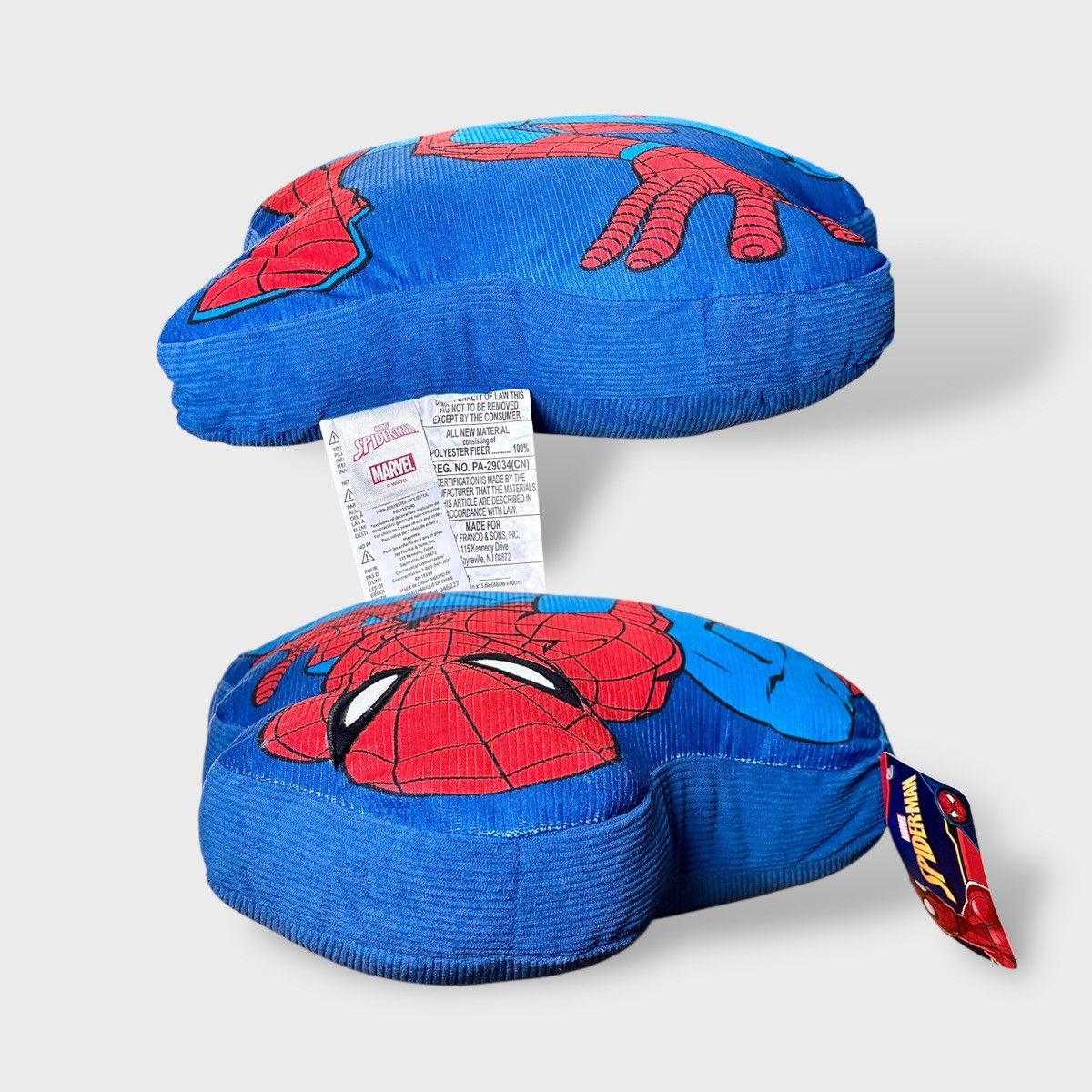 Marvel Comics Marvel Spiderman Collectable Corduroy Large Pillow 19”x17”x7 Size ONE SIZE - 10 Thumbnail