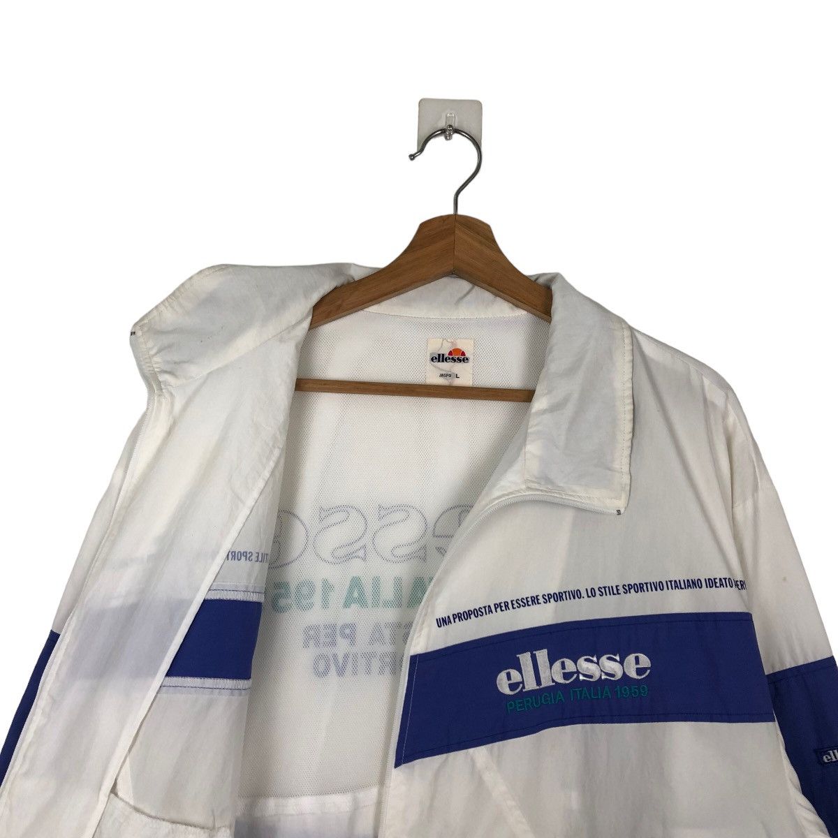 Japanese Brand 🔥90’s VINTAGE BOMBER JACKET ELLESSE BIG LOGO STREETWEAR Size US L / EU 52-54 / 3 - 9 Thumbnail