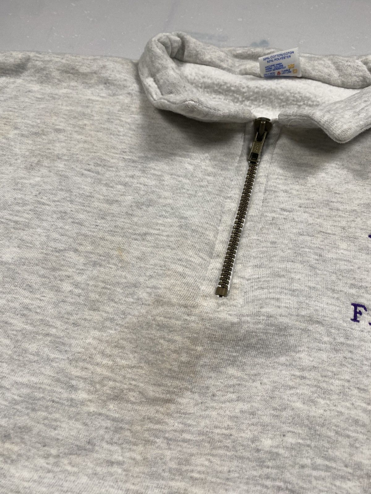 Jerzees Vintage 90s Kamiak Fastpitch Arntson Quarter Zip Size US XL / EU 56 / 4 - 4 Thumbnail
