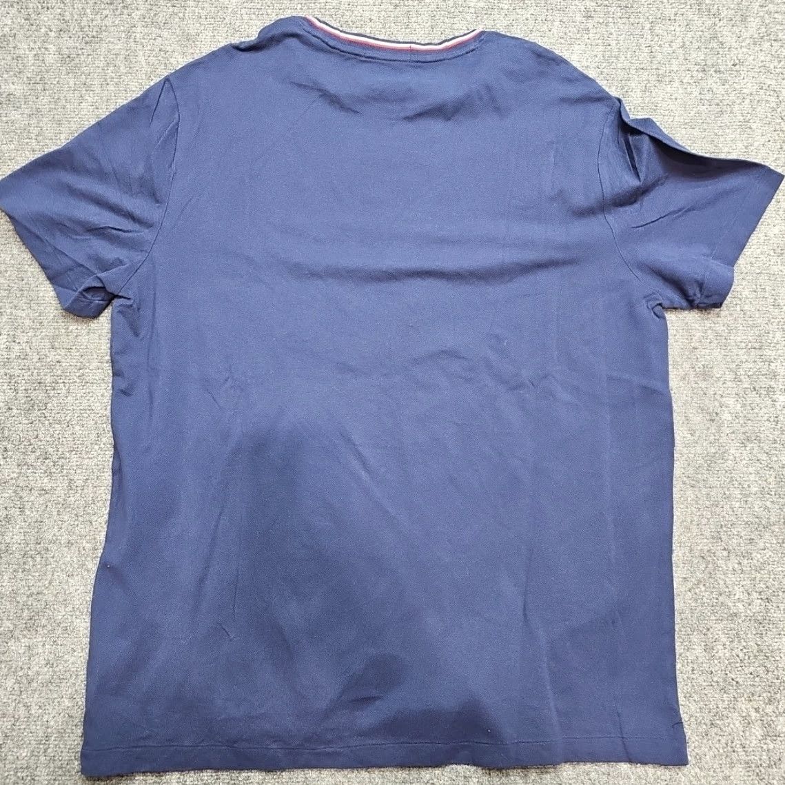 Polo Ralph Lauren Polo Ralph Lauren T-Shirt Men 2XL Blue Crew Neck Short Sleeve Red White Contrast Striped Trim Collar Shirt Mens Size US XXL / EU 58 / 5 - 5 Thumbnail