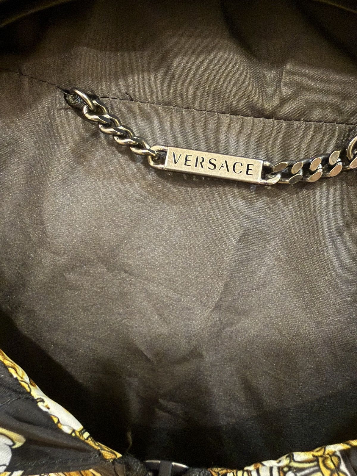 Versace Baroque print hooded jacket size48 Size US M / EU 48-50 / 2 - 3 Thumbnail