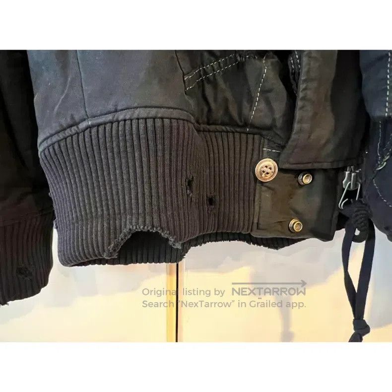 Greg Lauren Greg Lauren Denim Patchwork Vintage Flight Jacket Size US M / EU 48-50 / 2 - 4 Thumbnail
