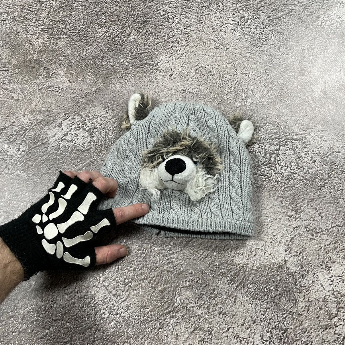Vintage Vintage 90s Mohair Bear Beanie Grunge Alt Skate Cropped OS Size ONE SIZE - 2 Thumbnail