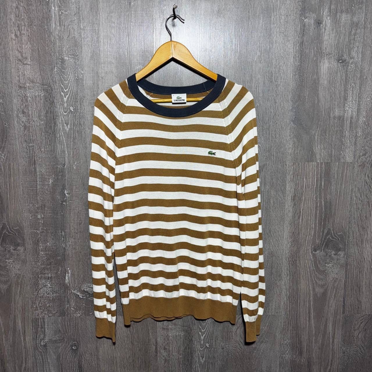 Lacoste Lacoste Beige Sweater Size US S / EU 44-46 / 1 - 1 Thumbnail