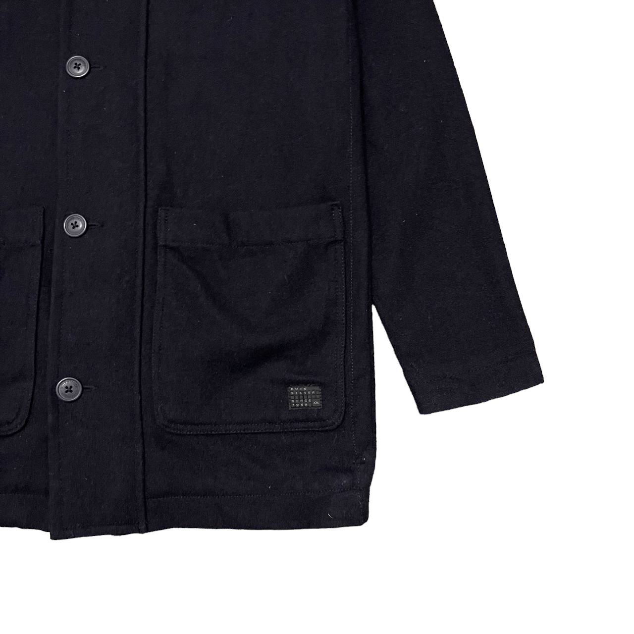 Quiksilver Quiksilver Wool Hooded Coat Size US S / EU 44-46 / 1 - 4 Thumbnail
