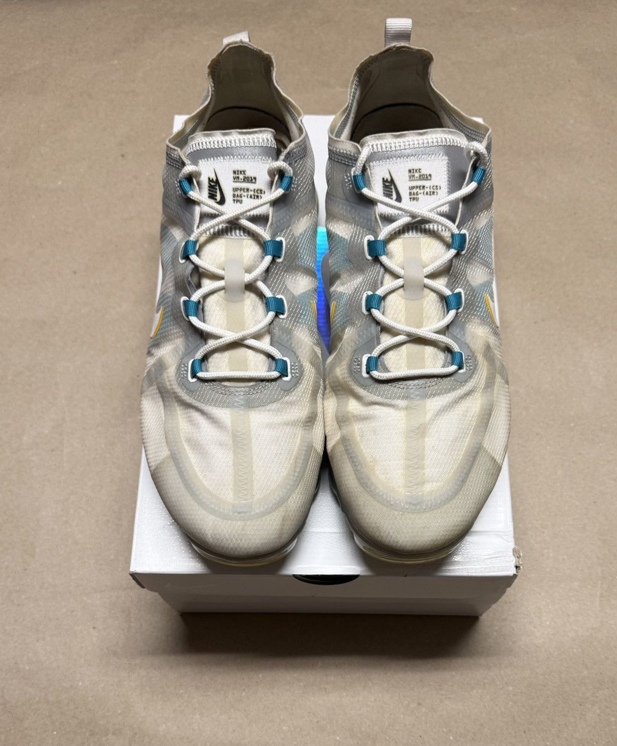 Nike Nike Air Vapormax 2019 SE Wolf Grey Blue men’s size 14 Rare! Size US 14 / EU 47 - 3 Thumbnail