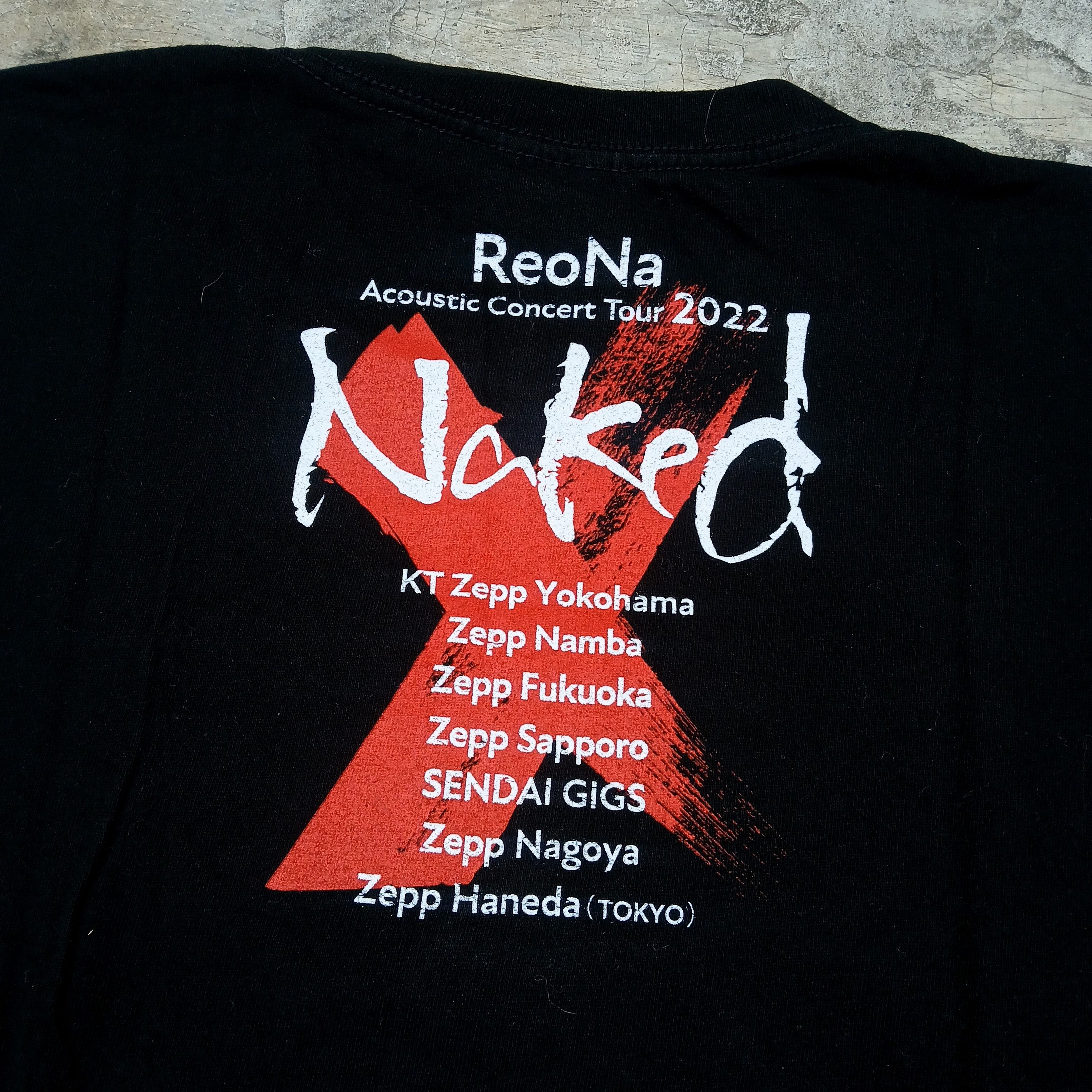 Band Tees Limited reona naked acoustic tour 2022 official Size US M / EU 48-50 / 2 - 3 Thumbnail