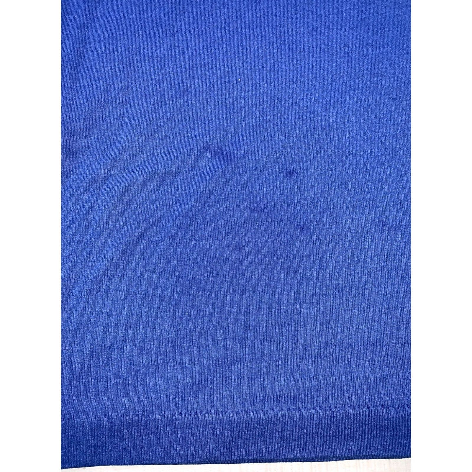 Vintage Vintage Screen Stars T-Shirt Blue L Short Sleeve Crew Neck Cotton Blend Unisex Adults Lipizzaner Stallions Graphic Stitch 80s 90s USA Mens Womens Size US L / EU 52-54 / 3 - 3 Thumbnail