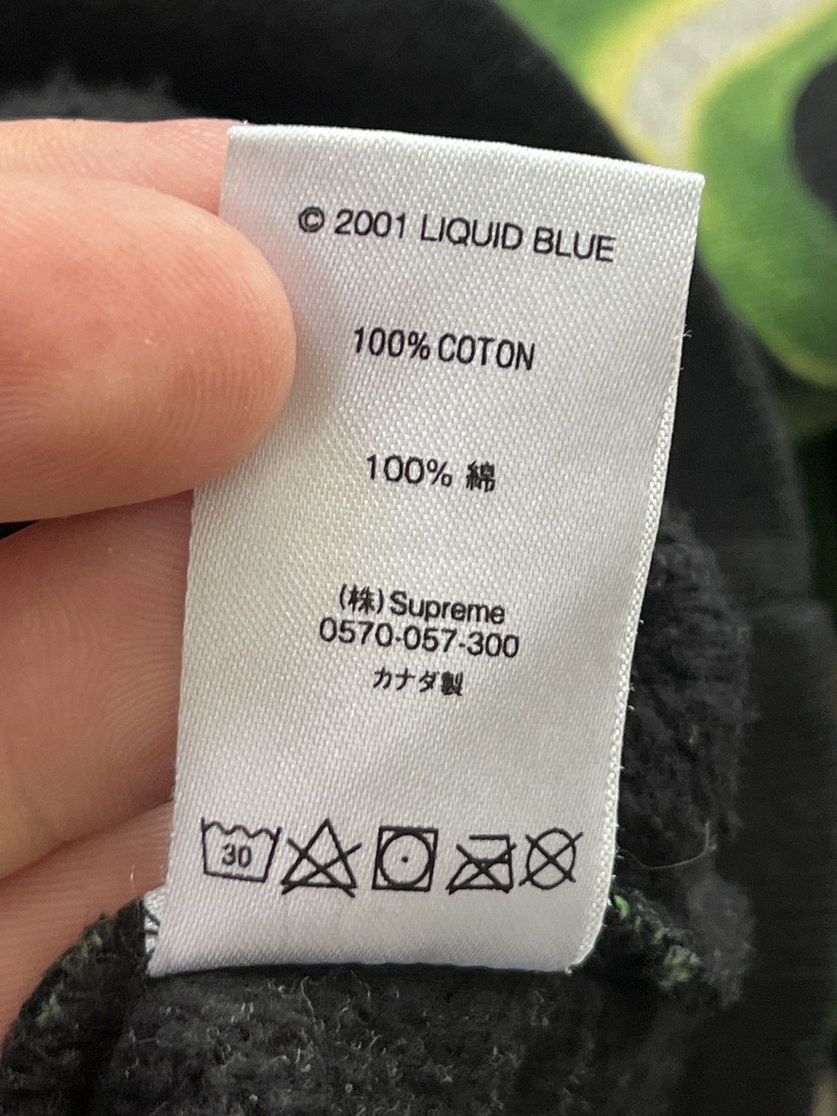 Supreme Green Skull Pile Glow pullover Hoodie XL