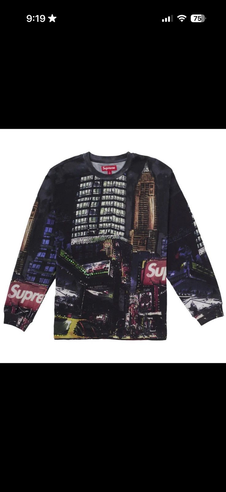 Supreme Supreme Spitfire L/S Tee Light Pine Size XL ss26 | Grailed