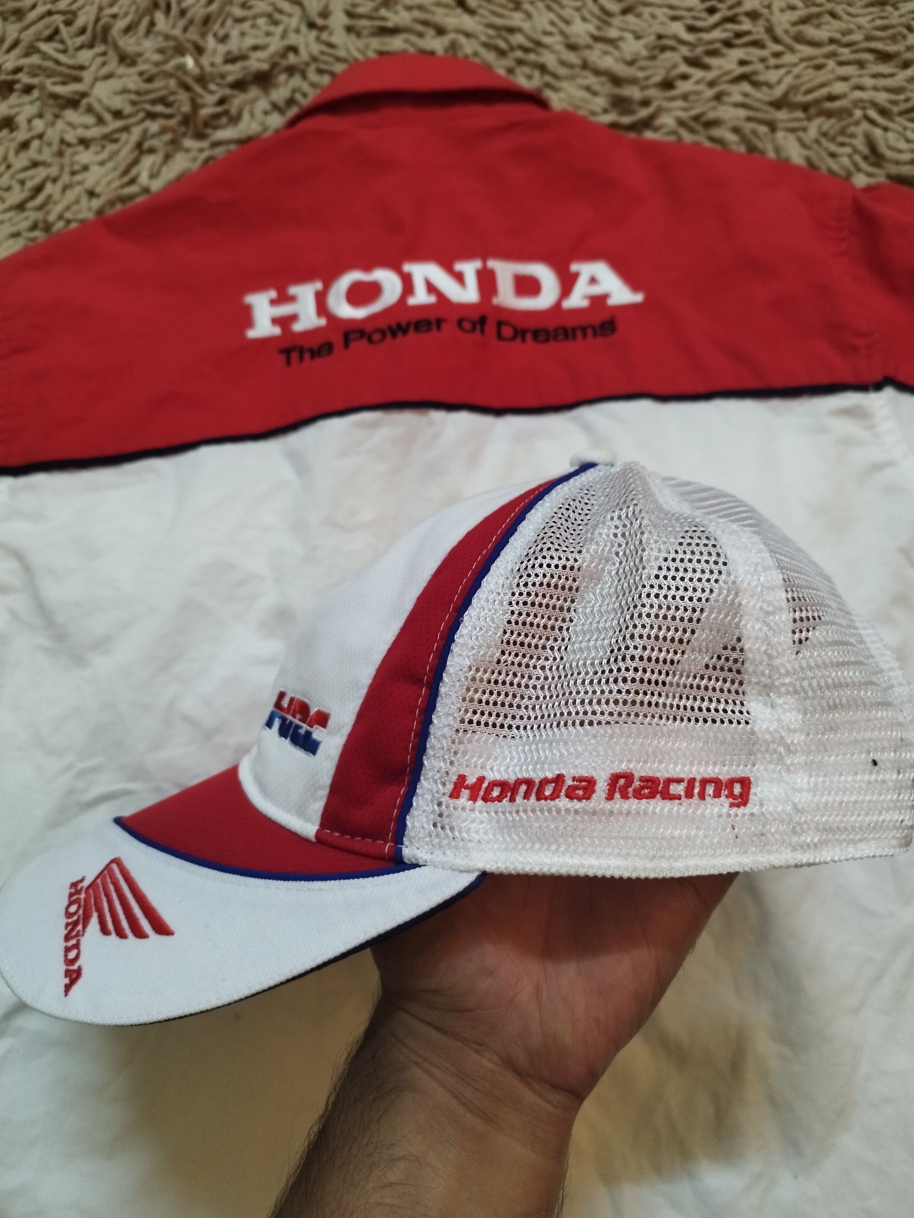 Honda × Japanese Brand Honda HRC Shirt Button Up Honda HRC Cap Size US L / EU 52-54 / 3 - 10 Thumbnail