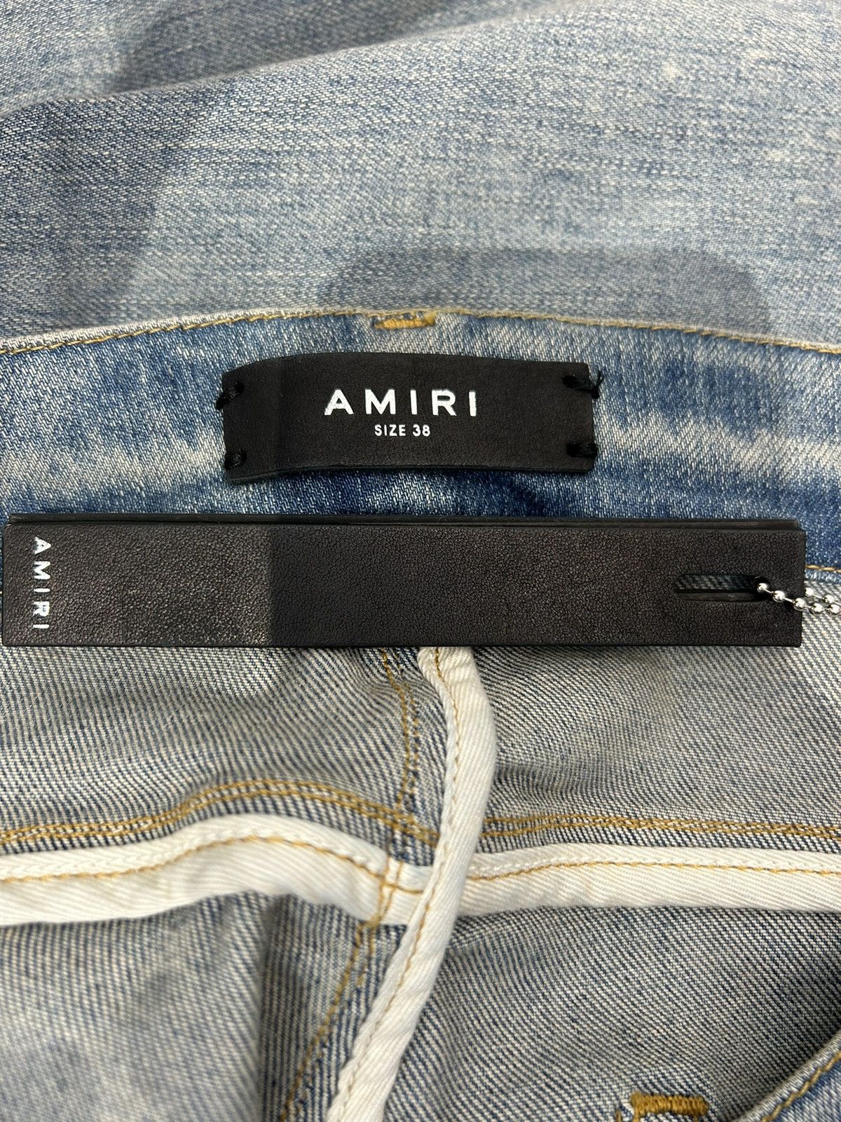 Amiri AMIRI TIE DYE BANDANA THRASHER JEANS - CLAY INDIGO Size US 38 / EU 54 - 4 Thumbnail