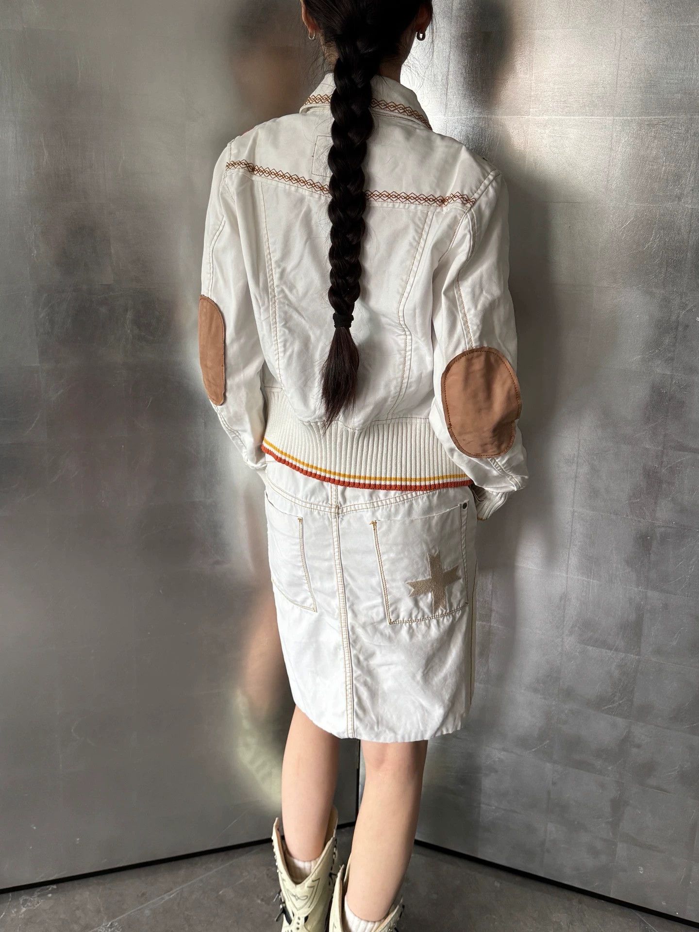 Other Embroidered Coll L-S D-Zip Italian Jacket M Vintage Size M / US 6-8 / IT 42-44 - 7 Thumbnail