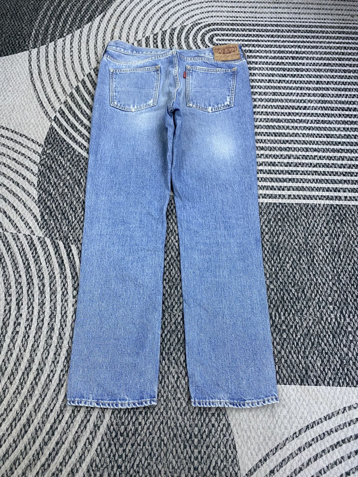 Big John Vintage Big John Blue Straight Cutting Denim Jeans Size US 32 / EU 48 - 2 Thumbnail