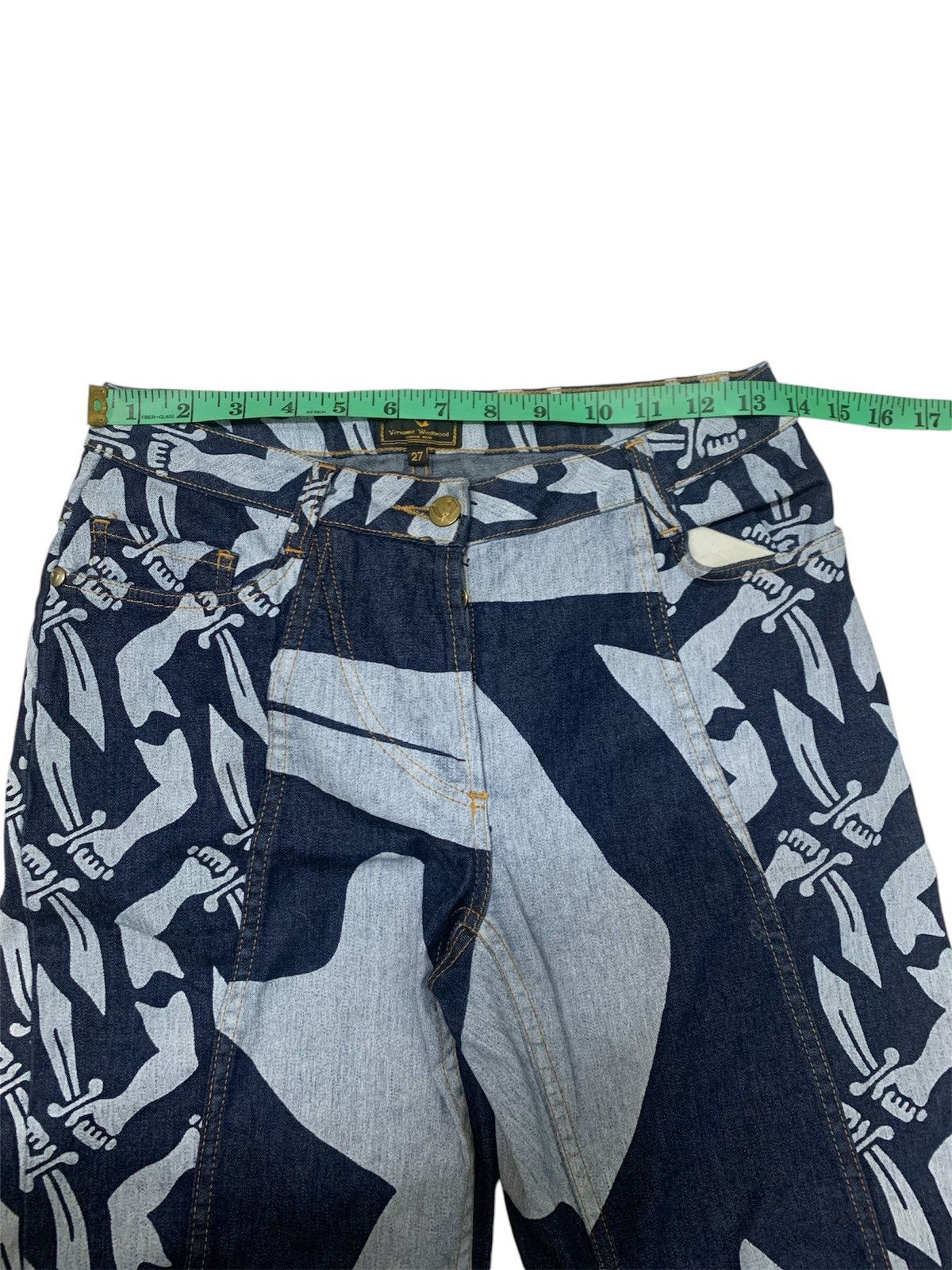 Vivienne Westwood 90s vivienne westwood swords denim Size US 29 - 8 Thumbnail