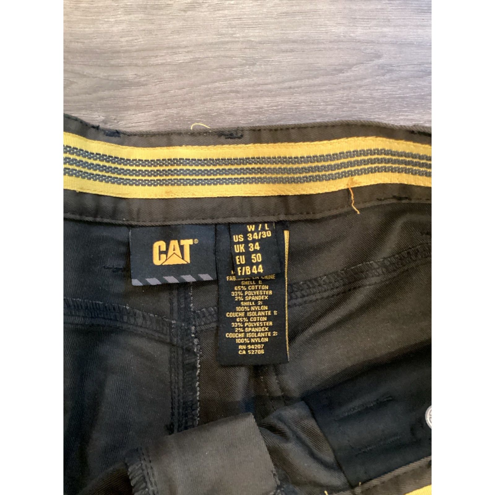 Caterpillar Caterpillar Work Pants Men Cargo Pocket Patch Holster CAT Trademark Canvas Brown 40x34 Straight Leg Size US 34 / EU 50 - 7 Thumbnail