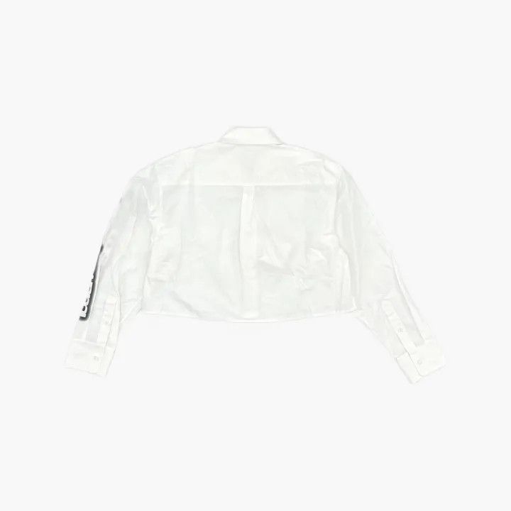Alexander Wang Alexander Wang Halo Print Cropped Button-Up Shirt - Size S / US 4 / IT 40 - 3 Thumbnail