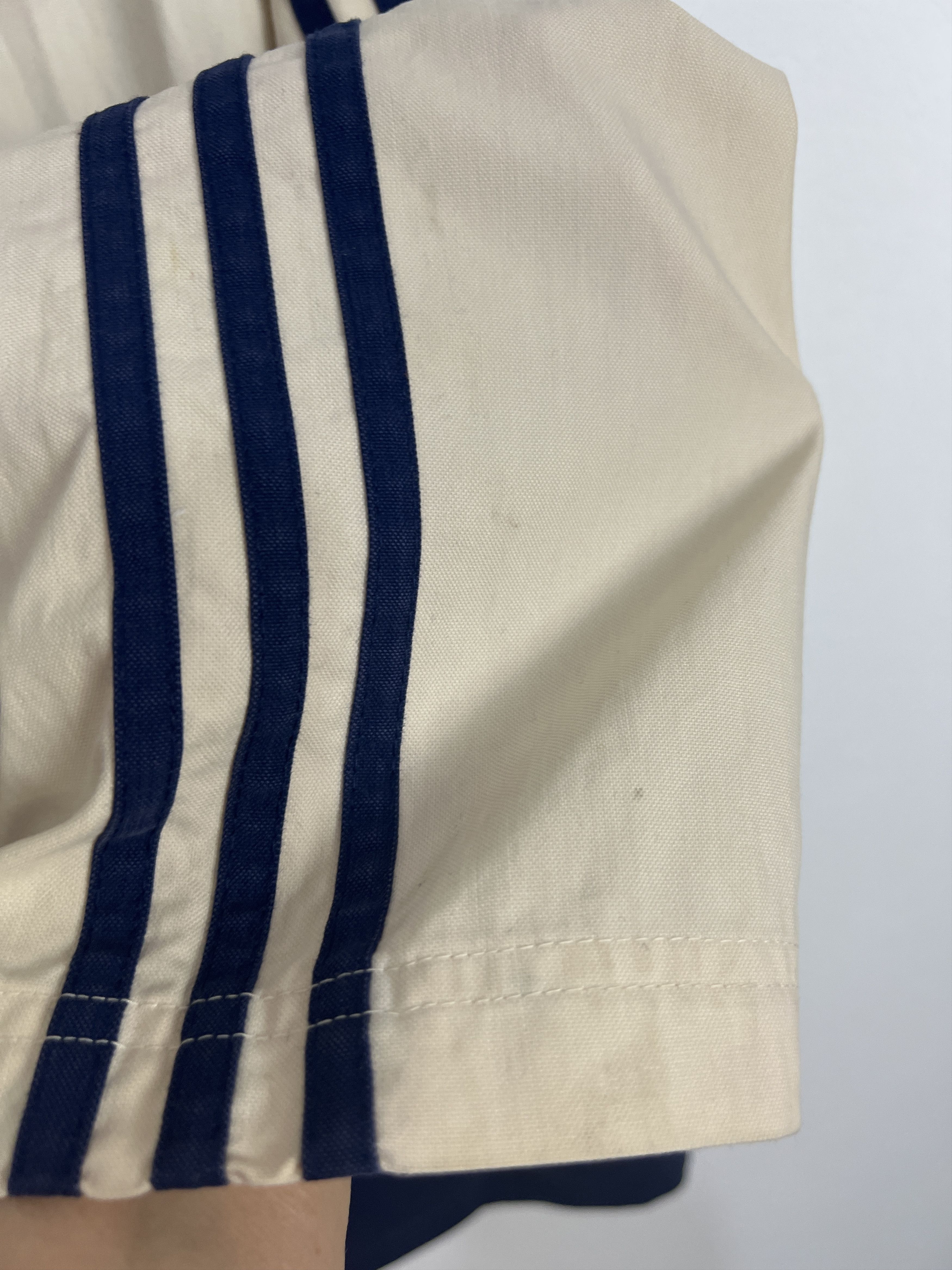 Adidas Vintage 90's Adidas Beige Jacket Zip Track Top Rare Hype Size US M / EU 48-50 / 2 - 7 Thumbnail