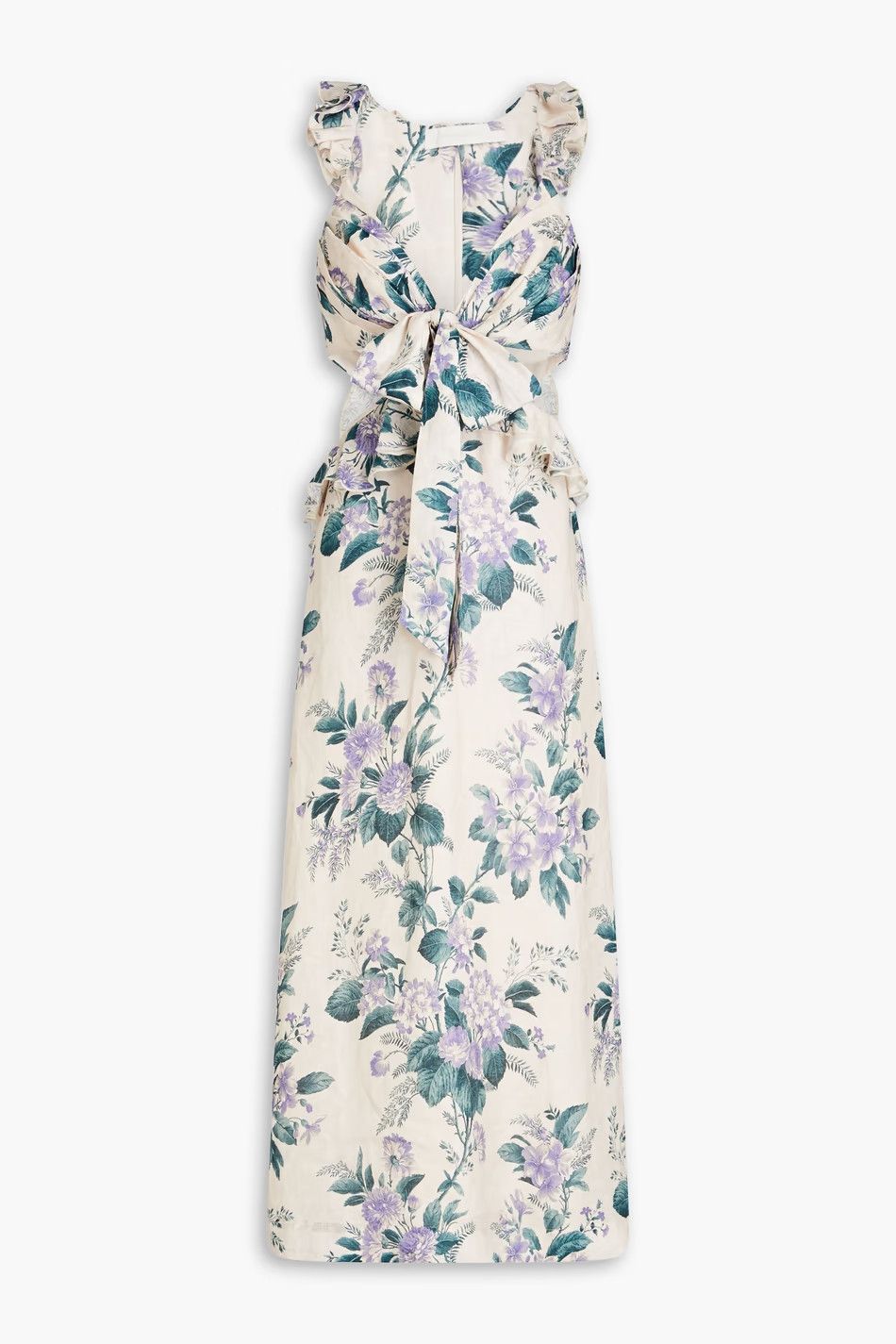 Zimmermann Cassia Ruffle Midi Dress Size M / US 6-8 / IT 42-44 - 3 Thumbnail