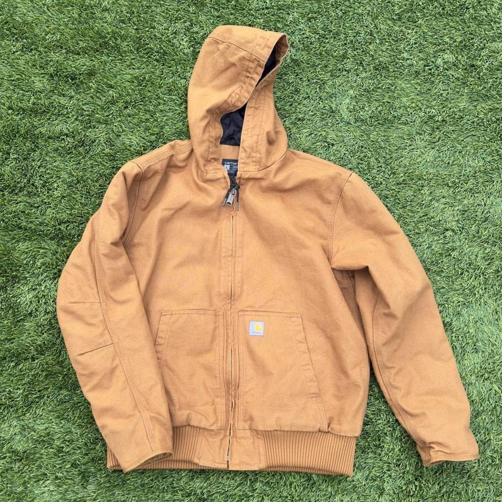 Carhartt Vintage Carhartt Detroit Jacket Brown Zipup Size L Size US L / EU 52-54 / 3 - 1 Thumbnail