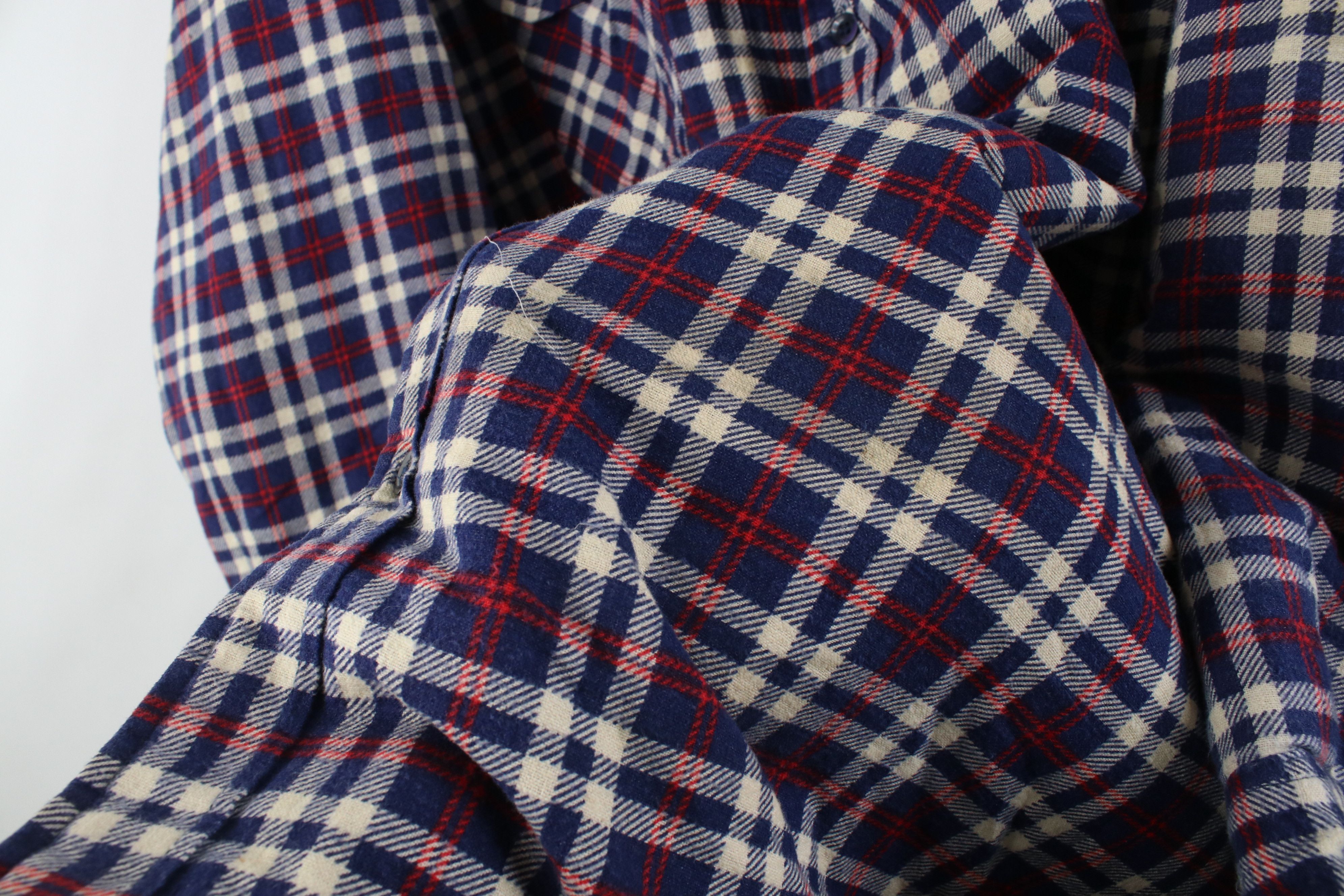 Vintage Vintage 90s Streetwear Button Shirt Jacket Jac Shirt Plaid Size US XXL / EU 58 / 5 - 4 Thumbnail