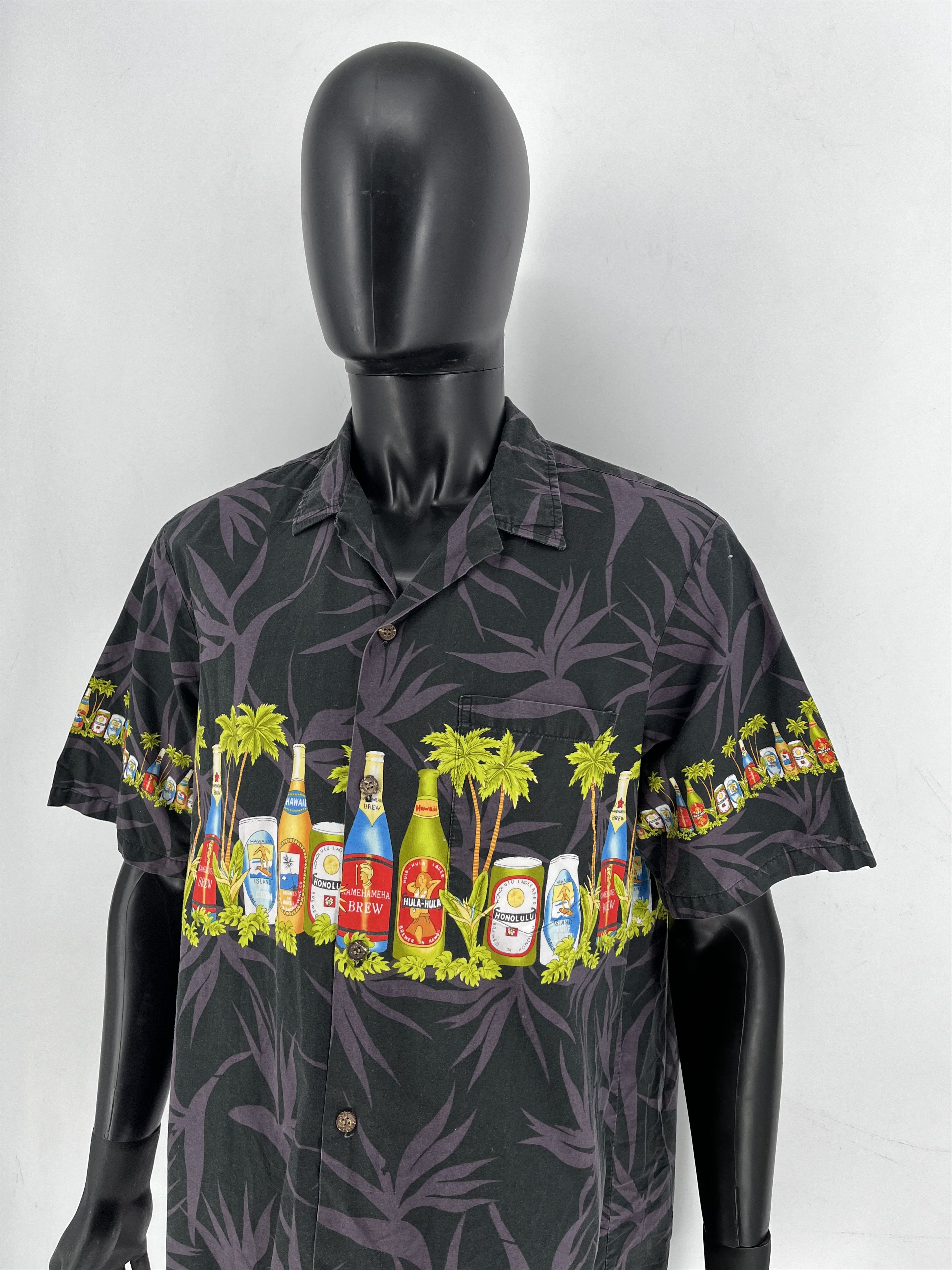 Vintage Vintage RJC Hawaii Made Cotton Hawaiian Camp Collar Shirt Size US XL / EU 56 / 4 - 5 Thumbnail