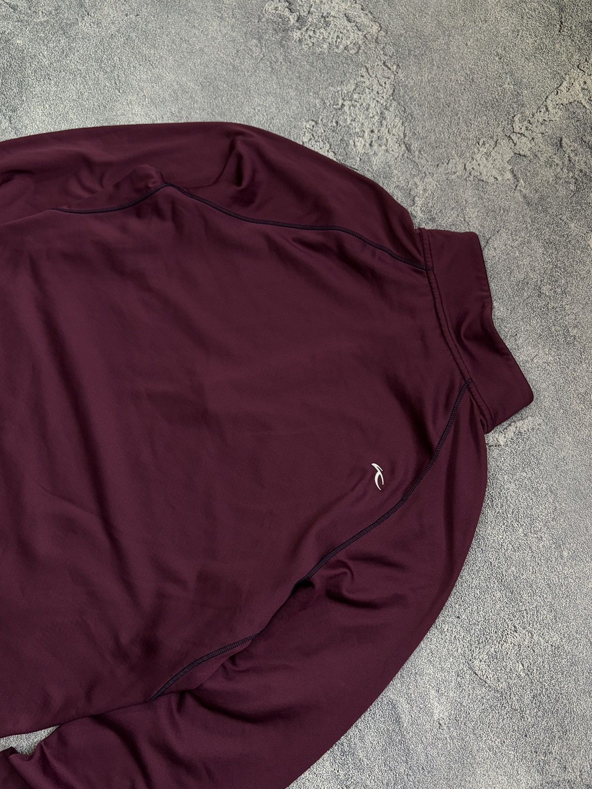 KJUS KJUS Burgundy Diamond Fleece Half-Zip Pullover Size 54 XL Size US XL / EU 56 / 4 - 10 Thumbnail