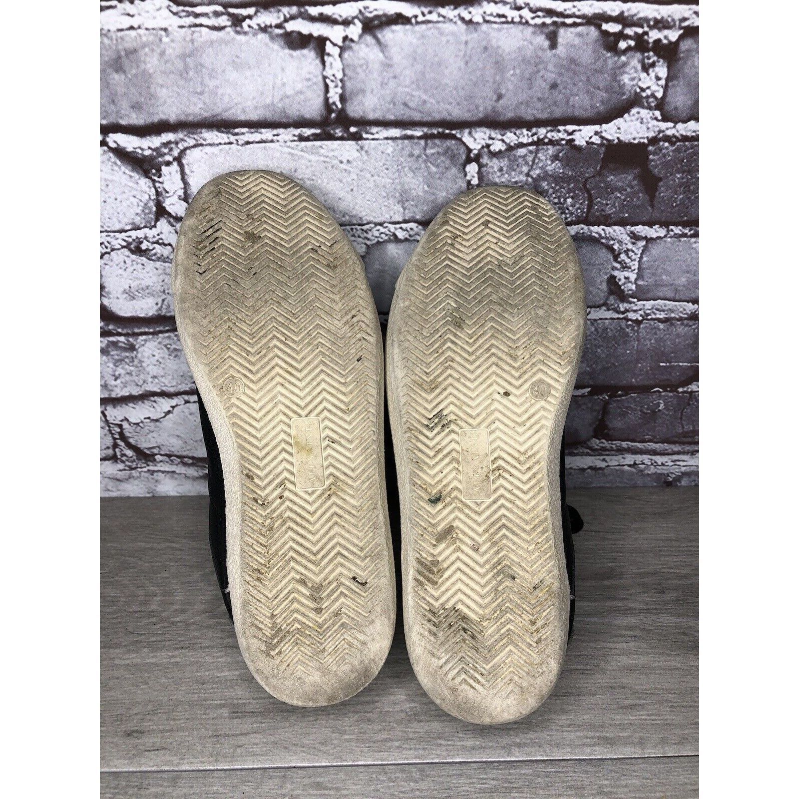 Allsaints AllSaints Sheer Black White Leather Low Casual Sneakers Wome Size US 9 / IT 39 - 18 Thumbnail