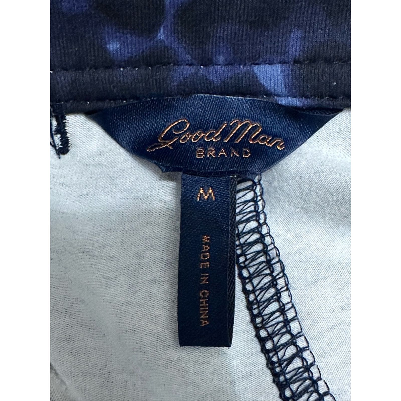 Other Good Man Brand Chino Shorts Jersey Flat Front Blue M NWOT Size US 32 / EU 48 - 8 Thumbnail