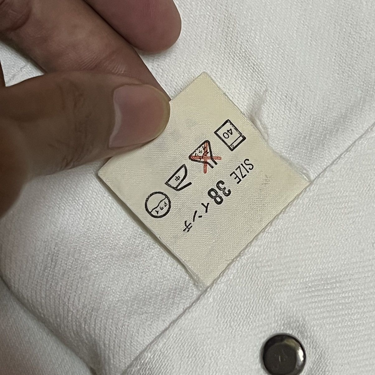 Levi's Vintage Levis White Denim Jacket Size US M / EU 48-50 / 2 - 12 Thumbnail