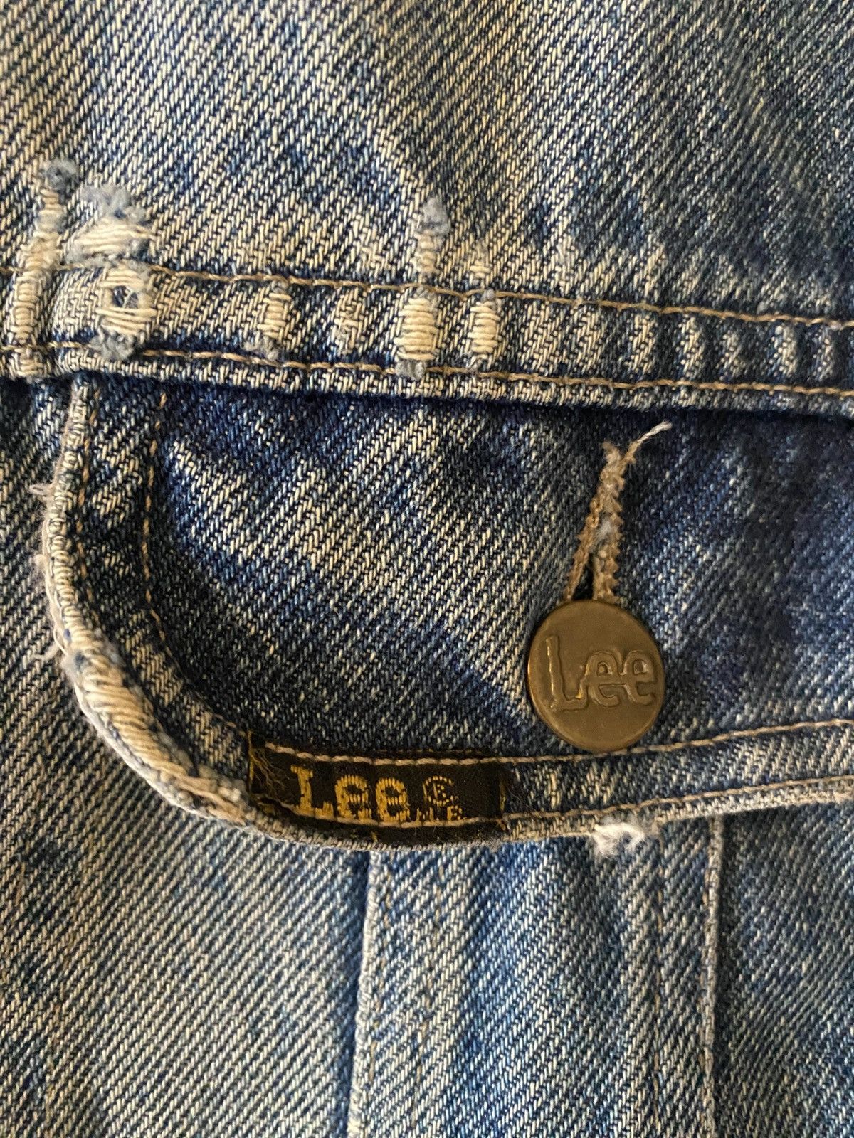 Lee 1980s Vintage Lee Denim Jacket Size US L / EU 52-54 / 3 - 6 Thumbnail