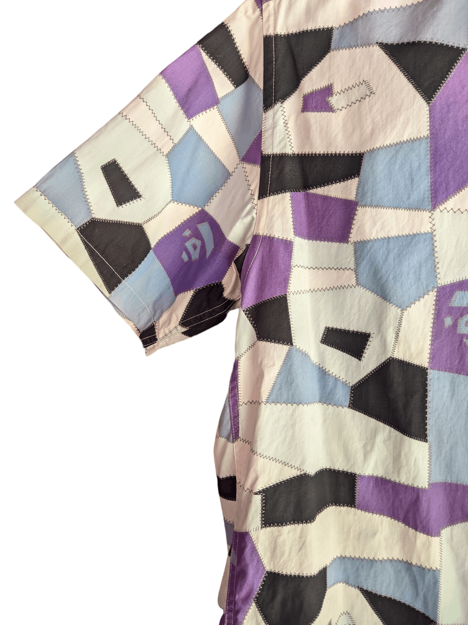 Bape Patchwork Button Up S/S Shirt A Bathing Ape Size US S / EU 44-46 / 1 - 3 Thumbnail