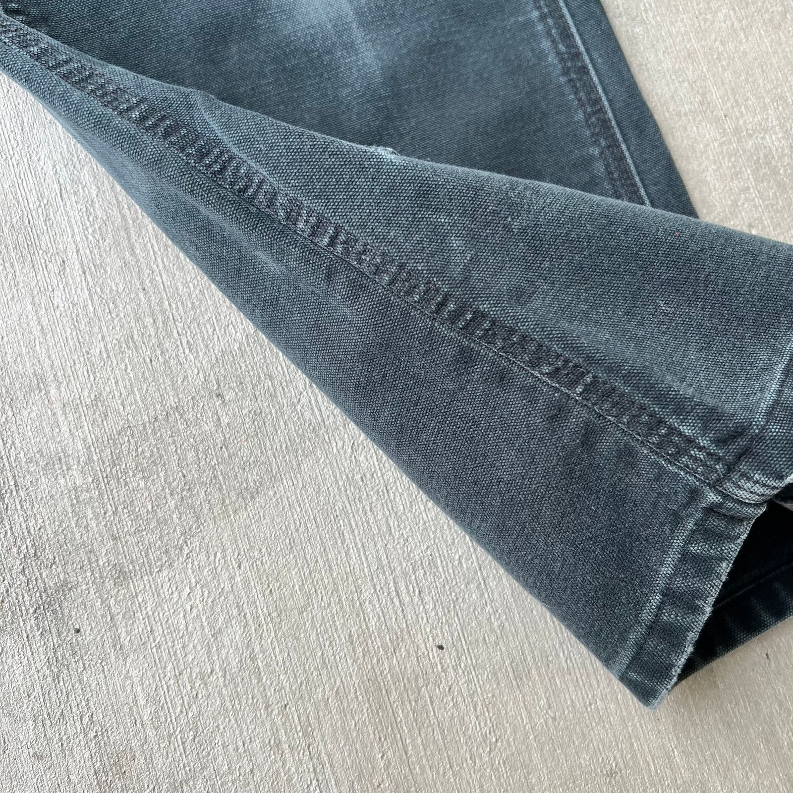 Carhartt × Vintage Carhartt black HEMMED* double knee work wear carpenter pants Size US 31 - 6 Thumbnail