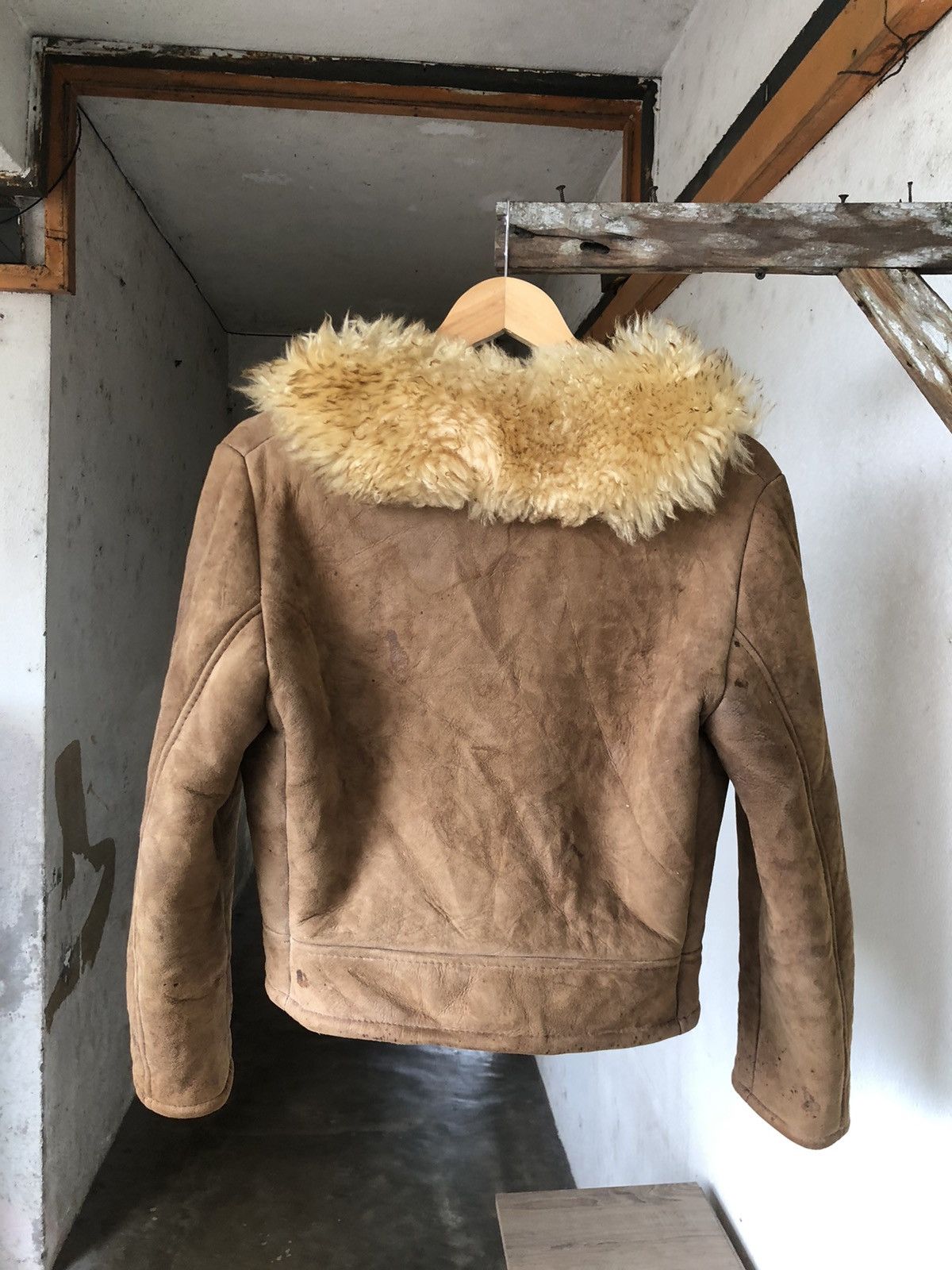 Leather Vintage Homestead Hand Made B3 Shearling Leather Jacket Size XL / US 12-14 / IT 48-50 - 2 Thumbnail