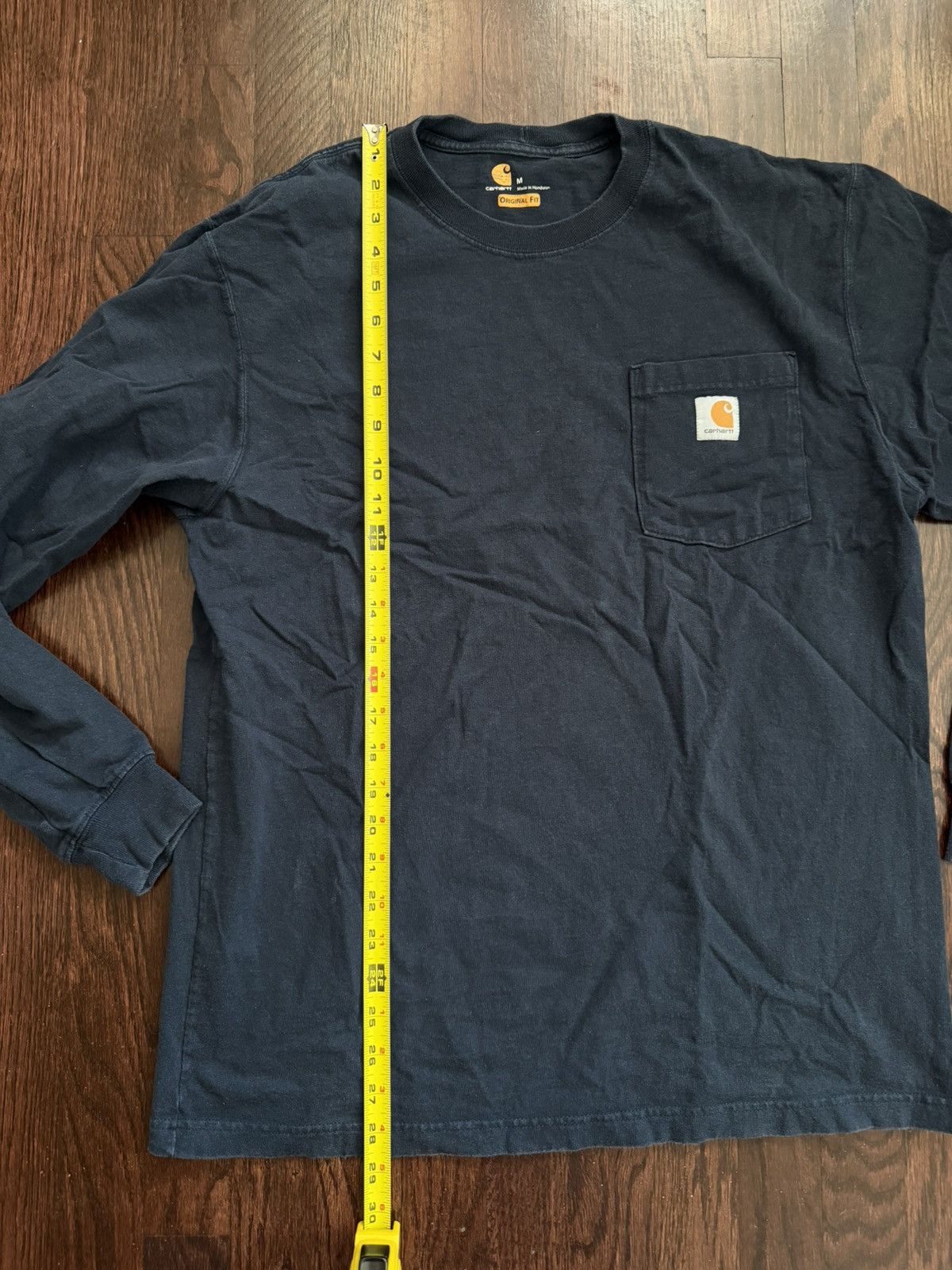 Carhartt Vintage Carhartt Long Sleeve Tee Navy size Medium Size US M / EU 48-50 / 2 - 4 Thumbnail