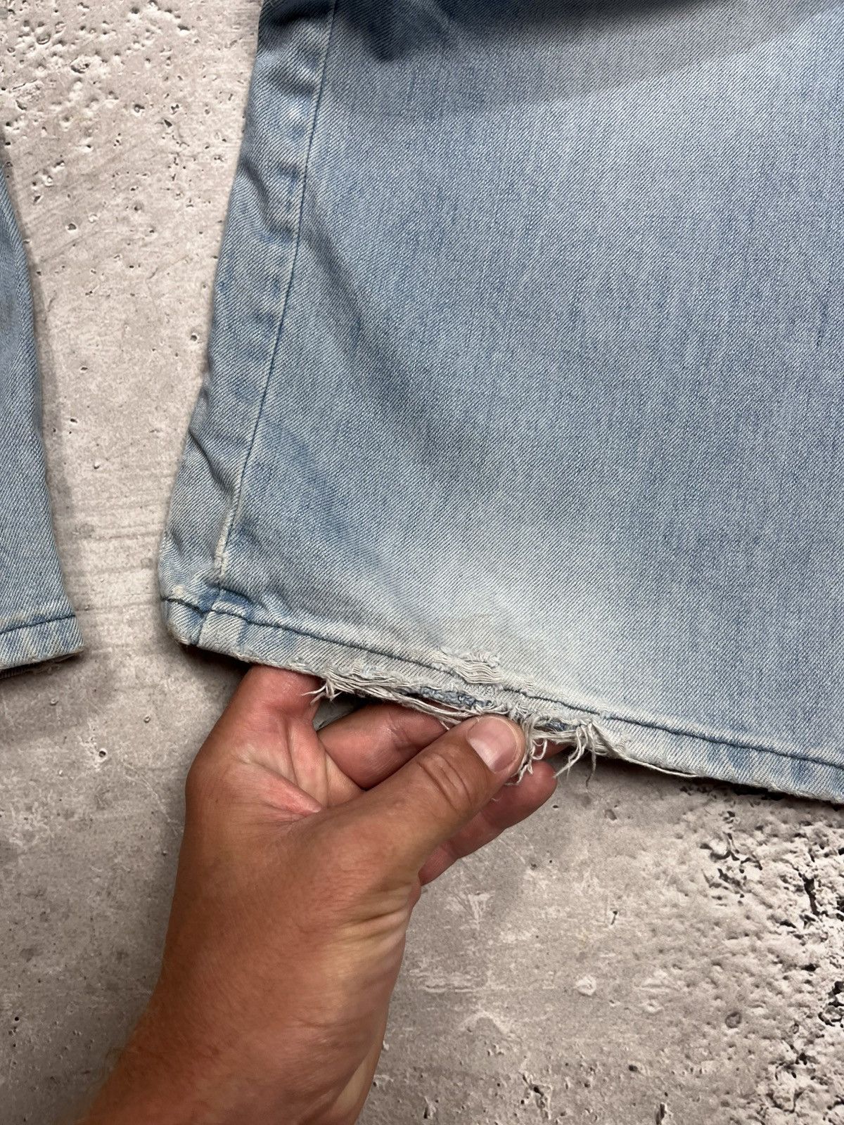 G-Star G-Star RAW Baggy Light Wash Distressed Jeans Men’s Size US 36 / EU 52 - 4 Thumbnail