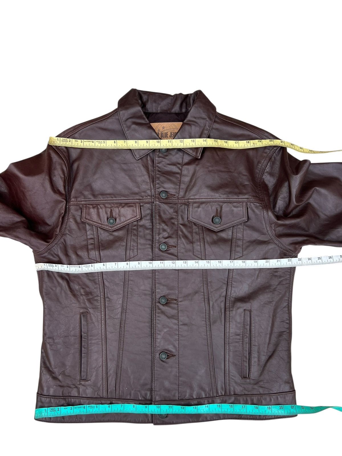 Vintage 90s GAP Type 3 Trucker Leather Jacket