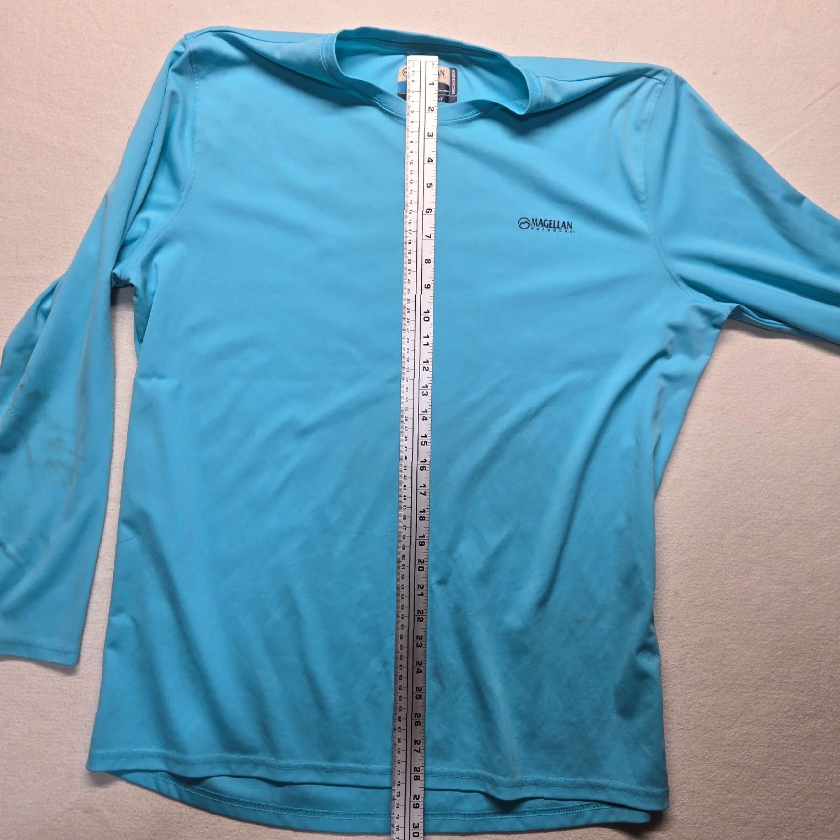Vintage Magellan Outdoors Women's 2XL Blue Graphic Long Sleeve T-Shirt Activewear Fishing Hiking Pullover Size XXL / US 16-18 / IT 52-54 - 6 Thumbnail
