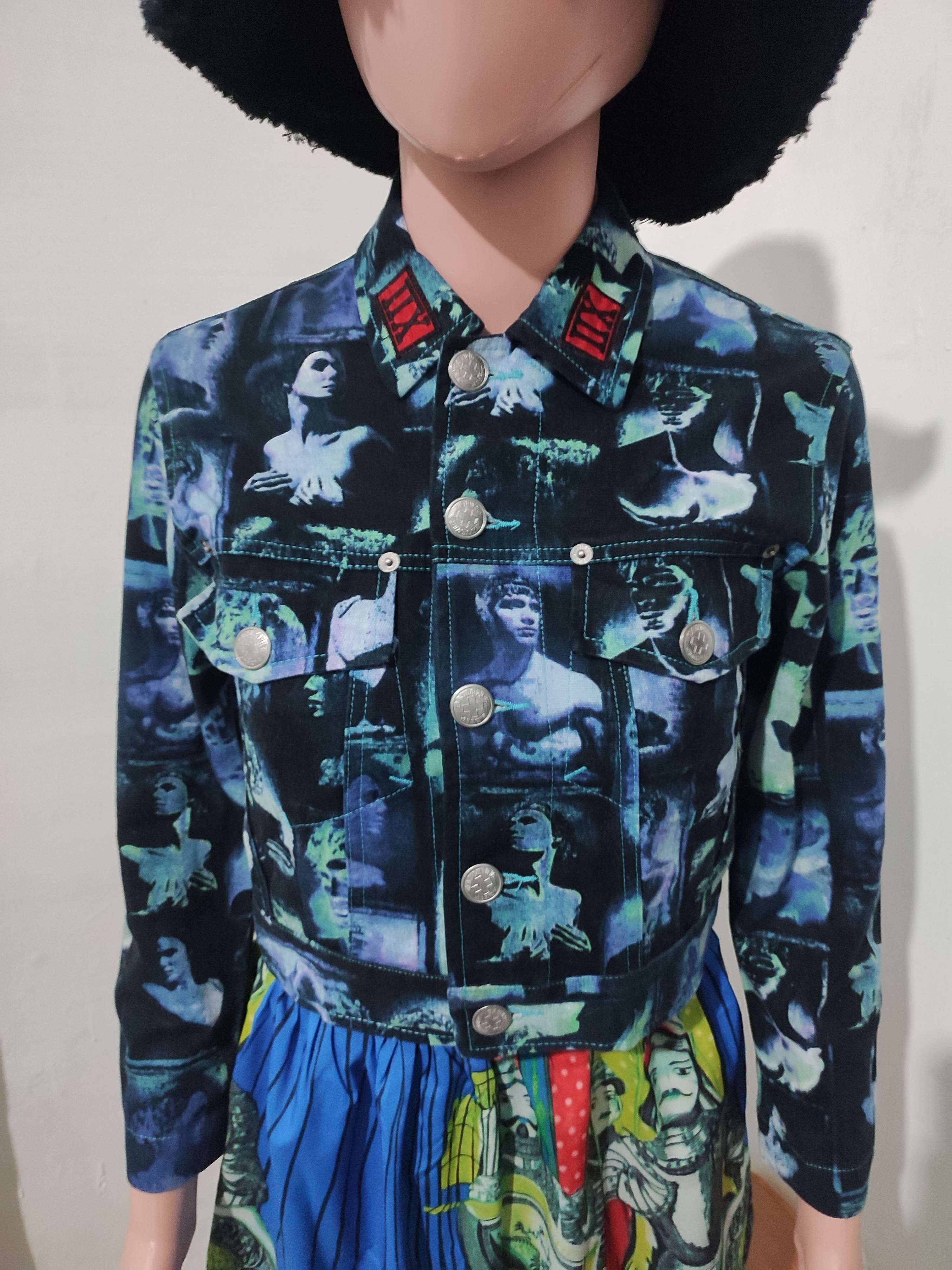 Rare!!! Archives Jean Paul Gaultier Fullprint Jacket